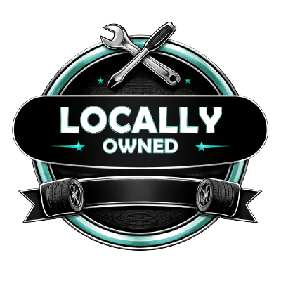 locally owned badge
